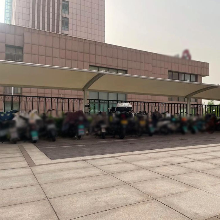 盘山县膜结构电动车棚