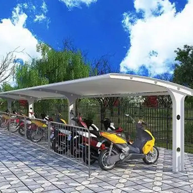 盘山县膜结构电动车棚